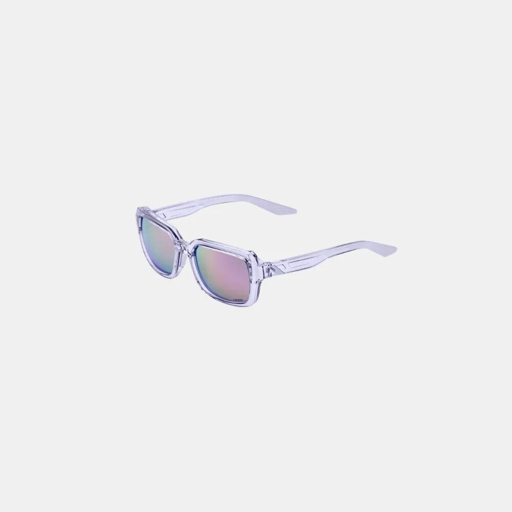 100% Rideley Sunglasses - Polished Translucent Lavender (HiPER Lavender Lens)