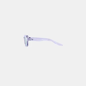 100% Rideley Sunglasses - Polished Translucent Lavender (HiPER Lavender Lens)