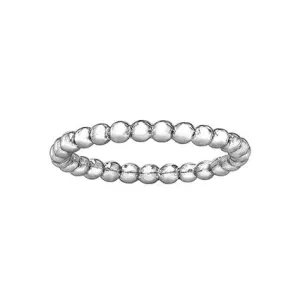 10K (Rose, White, Yellow) Gold Stackable Bubble Band
