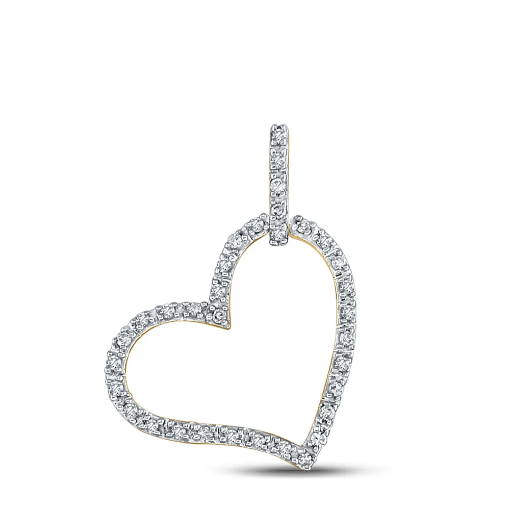 1/12CTW-DIA P2 GIFT HEART PENDANT