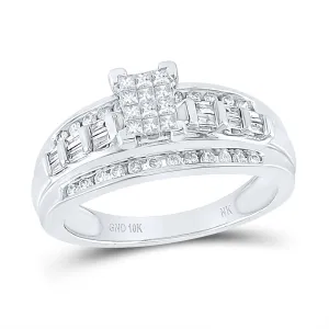 1/2CT-DIA NK FASHION RING S10