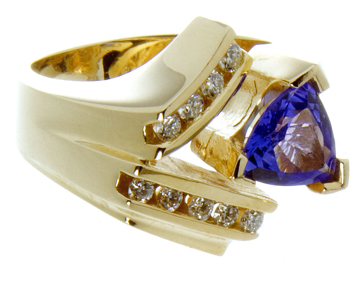 14K Tanzanite & Diamond Ring