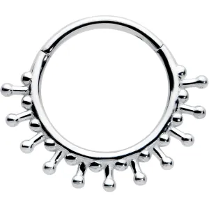 16 Gauge 3/8 Splatter Effect Hinged Segment Ring