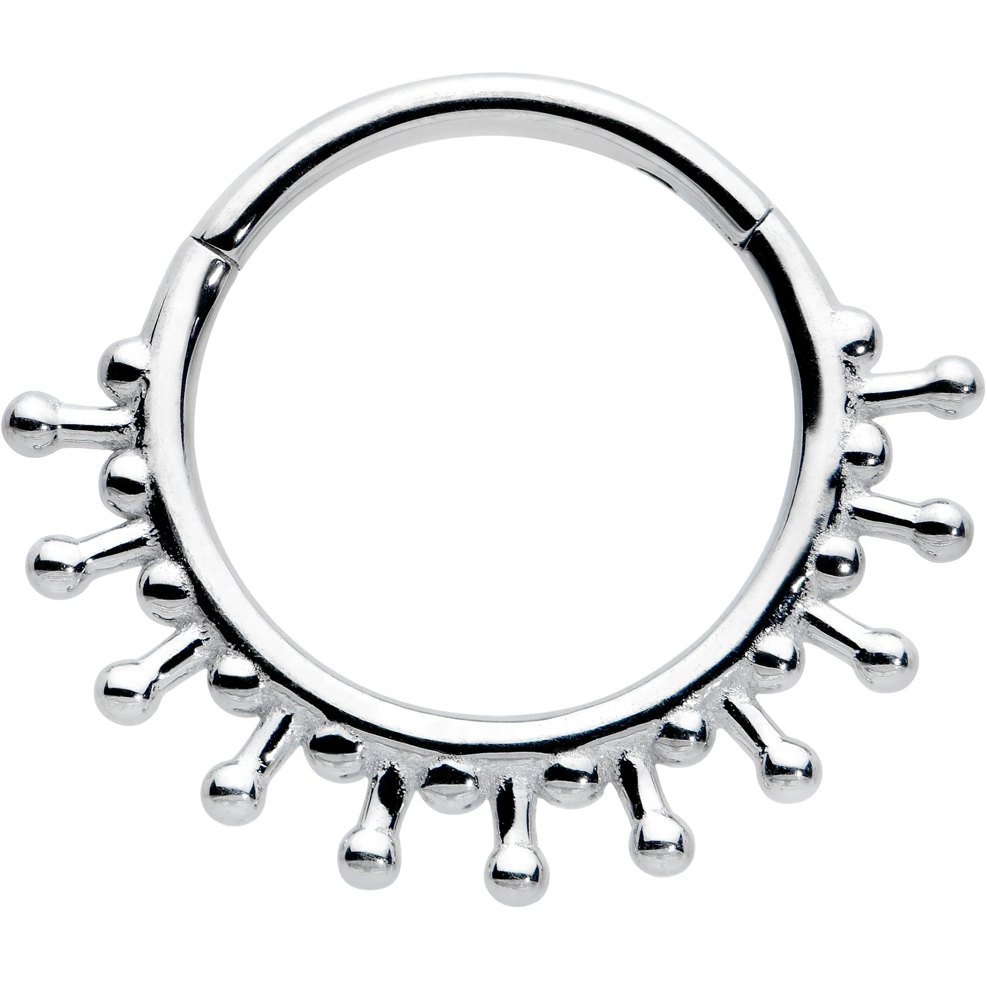 16 Gauge 3/8 Splatter Effect Hinged Segment Ring