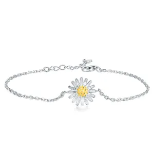 18K Gold-Plated & Sterling Silver Mum Charm Bracelet