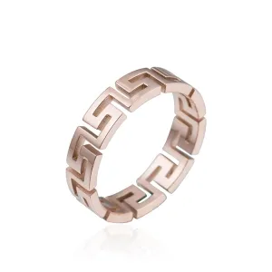 18K Rose Gold-Plated Great Wall Band