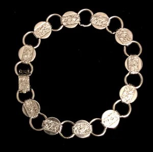 1959 Sarah Coventry Young & Gay Silver Bracelet