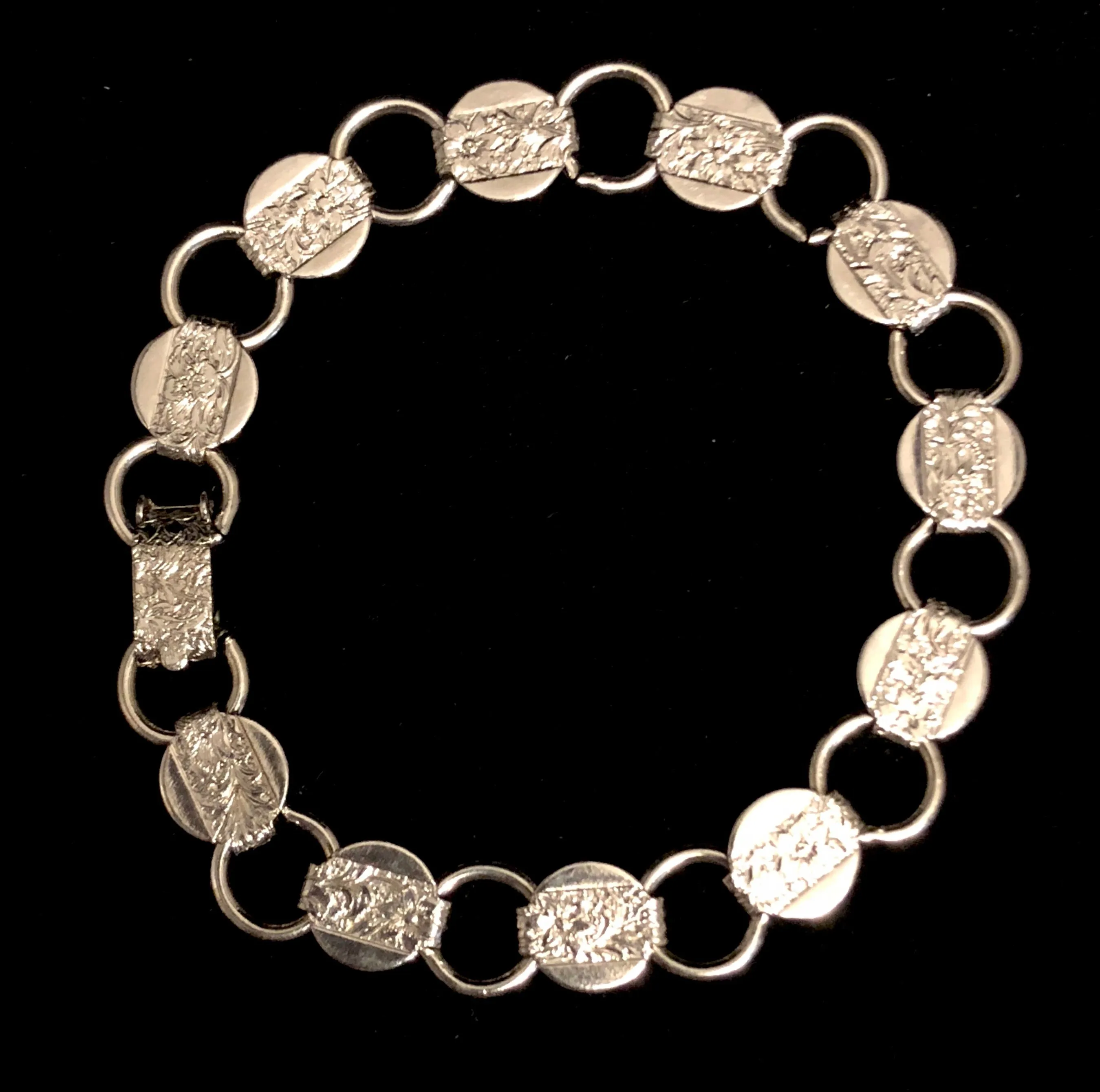 1959 Sarah Coventry Young & Gay Silver Bracelet