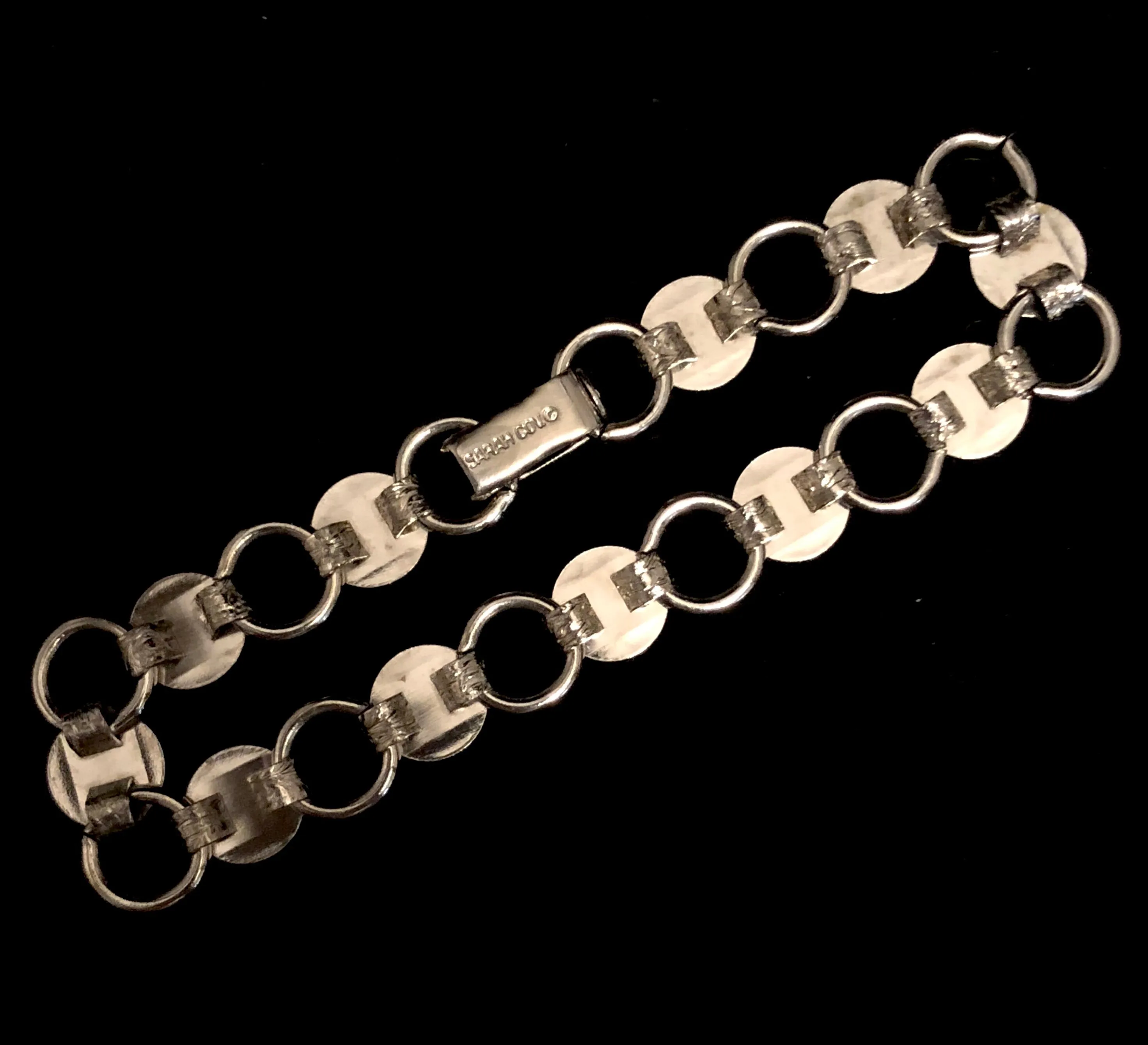 1959 Sarah Coventry Young & Gay Silver Bracelet