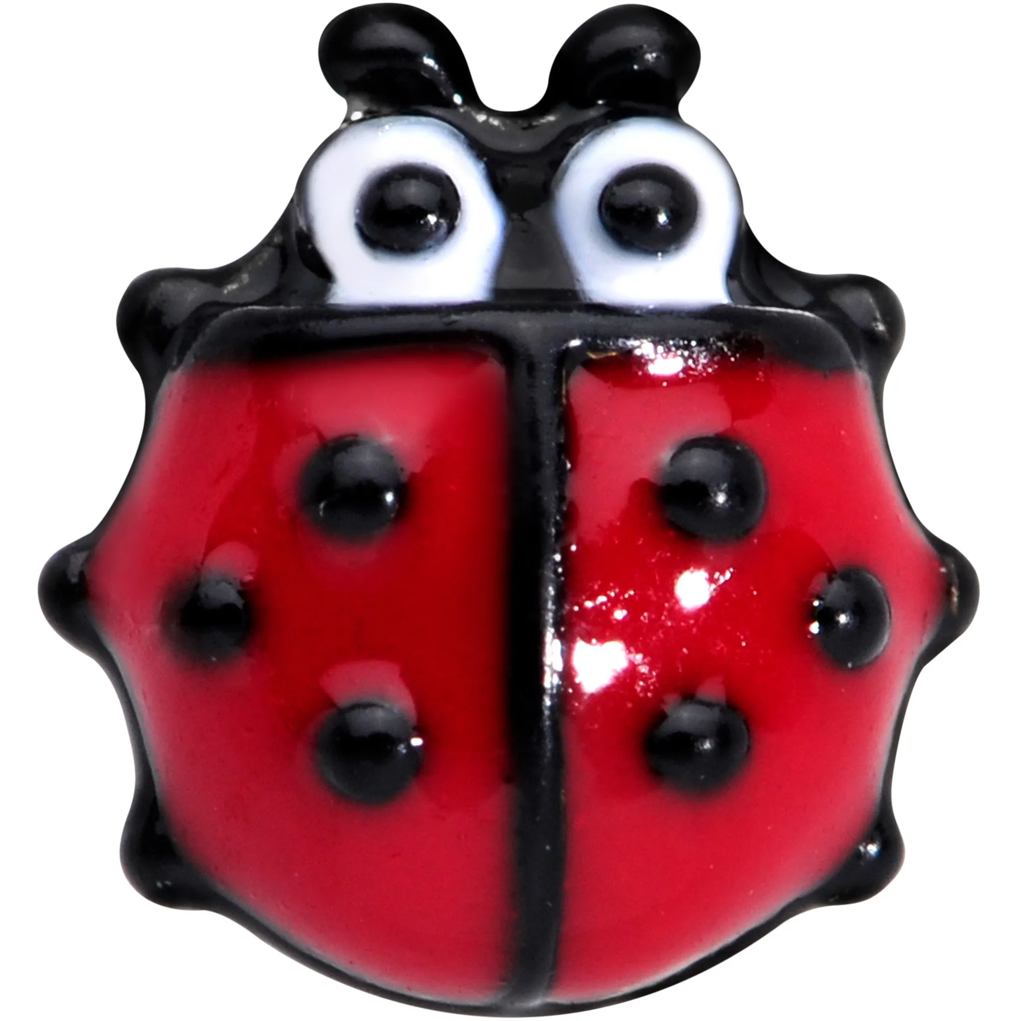 20 Gauge 1/4 Red Insect Ladybug Nose Bone