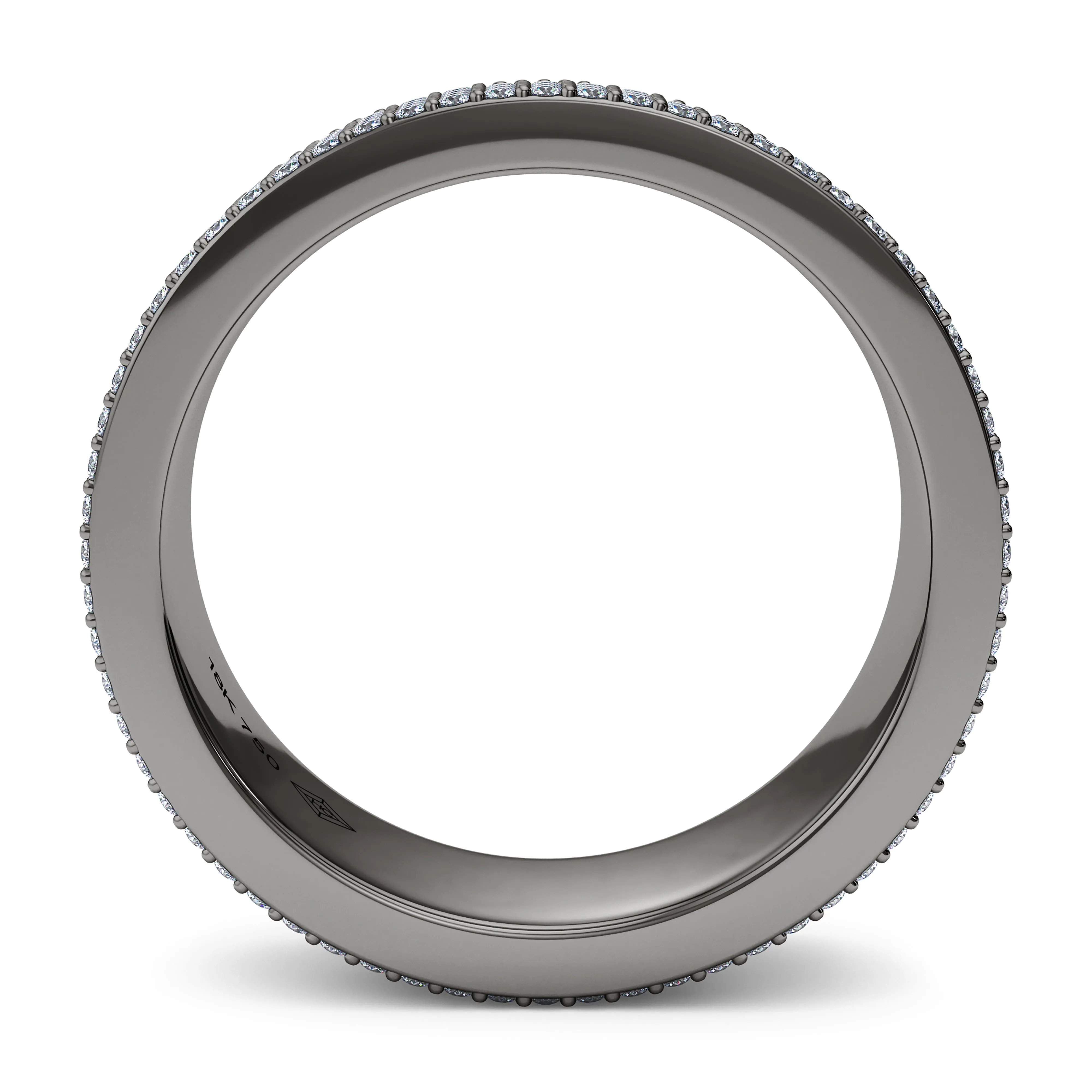 50/50 Fluted Diamond Band