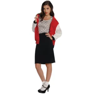 50's Rebel Chick Costume Size Xs