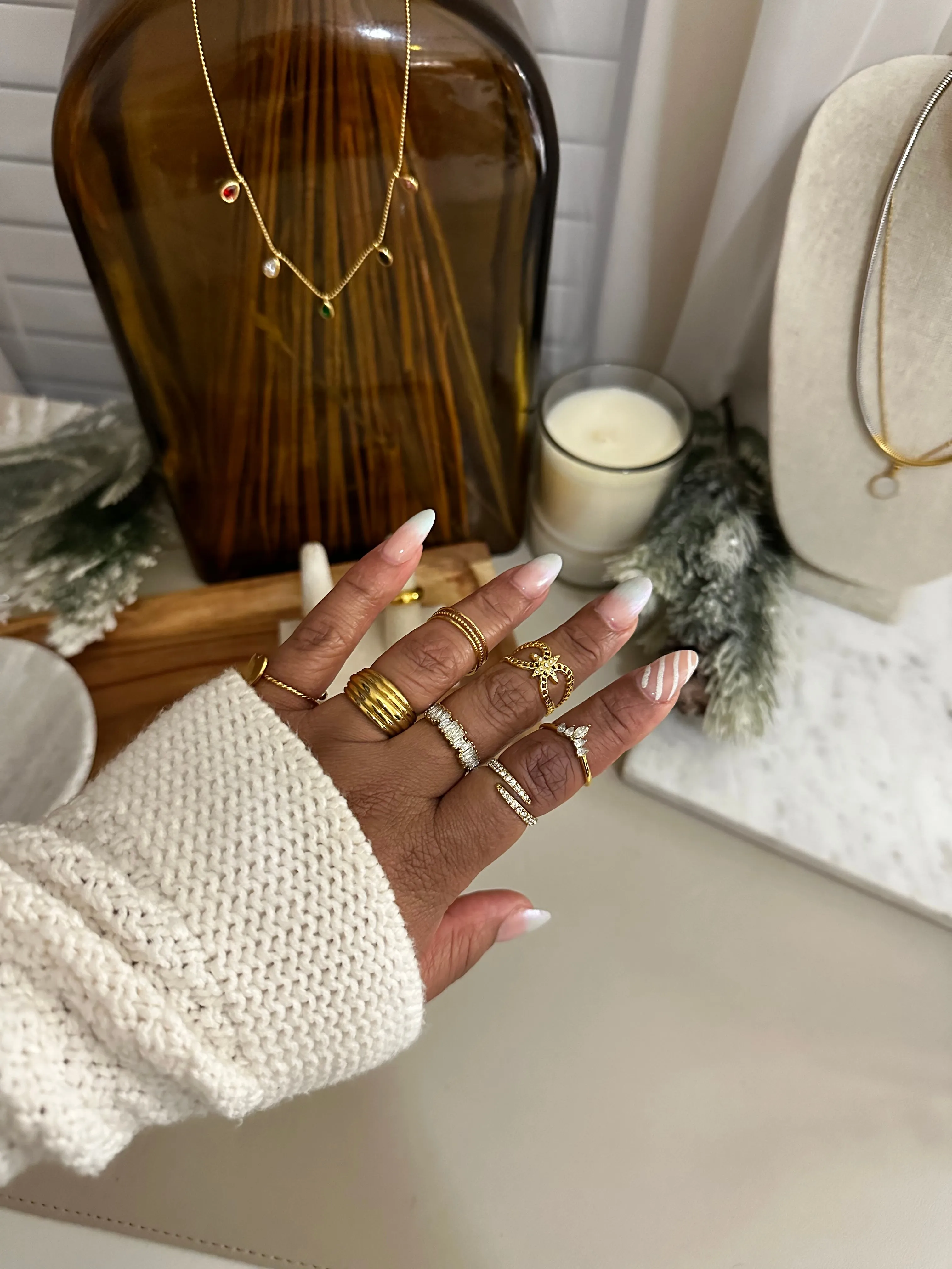 8381JR - Myra Gold Filled Adjustable Ring