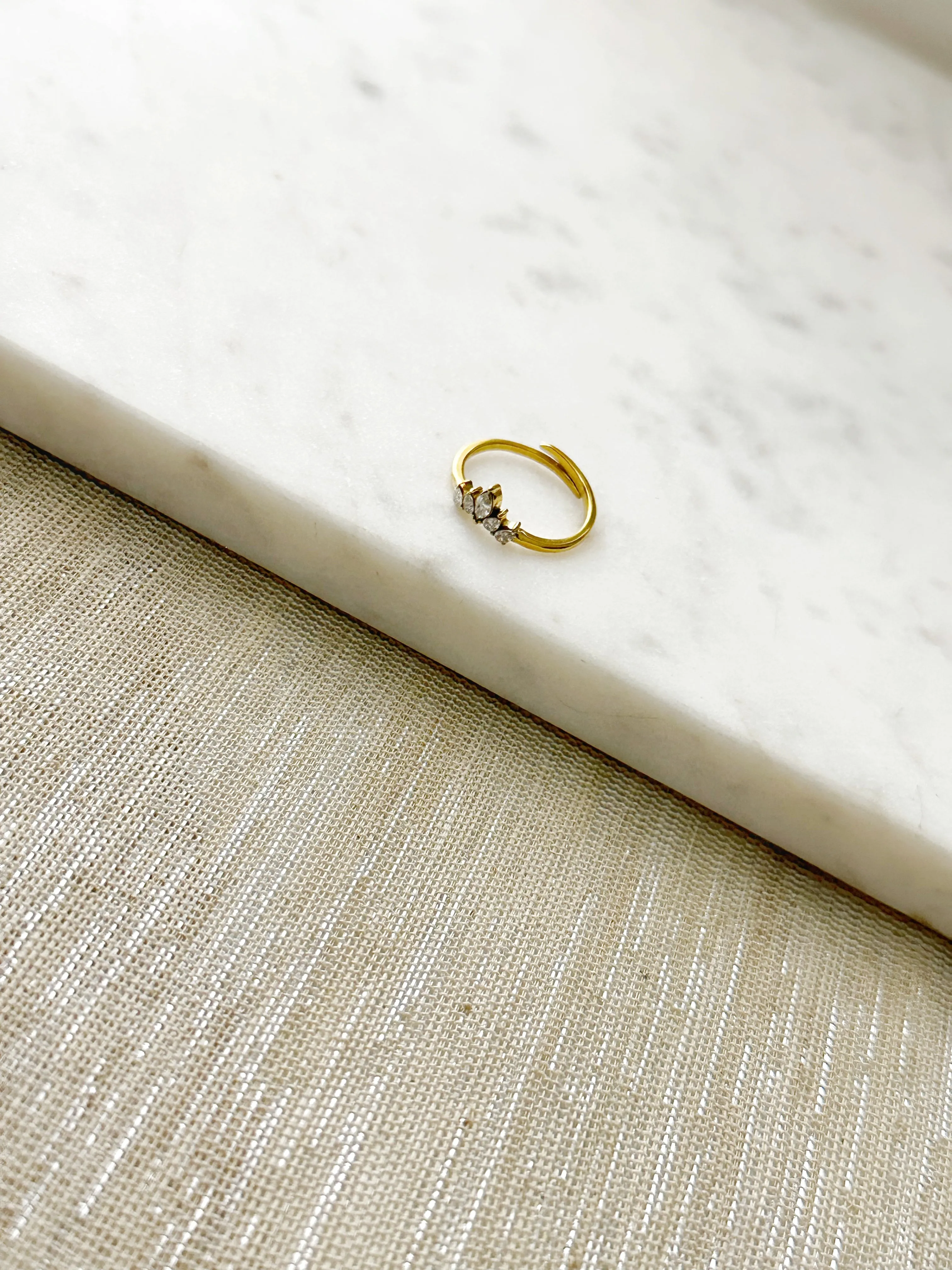 8381JR - Myra Gold Filled Adjustable Ring