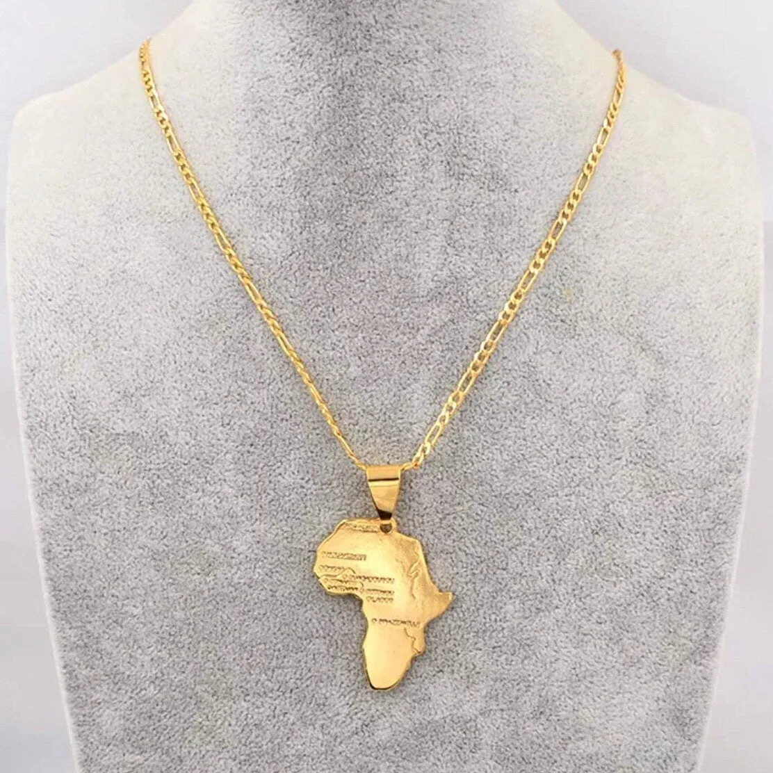 africa  necklace ,men Africa necklace ,gold Africa map pendant  necklace  , tribal necklace,ethnic jewelry, rihanna Africa necklace,ethnic