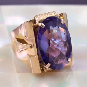 Alexandrite Cocktail Ring C. 1950s