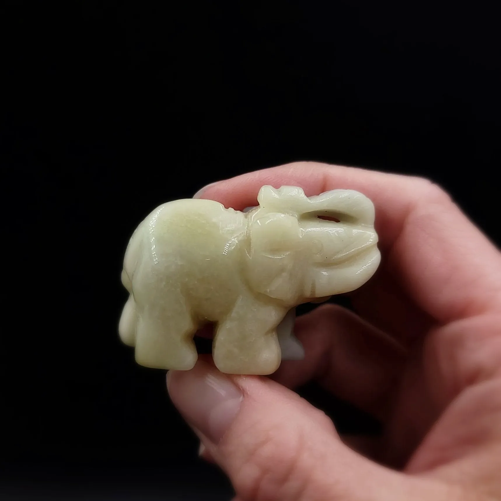 Amazonite Elephant Figurine 2" 50mm