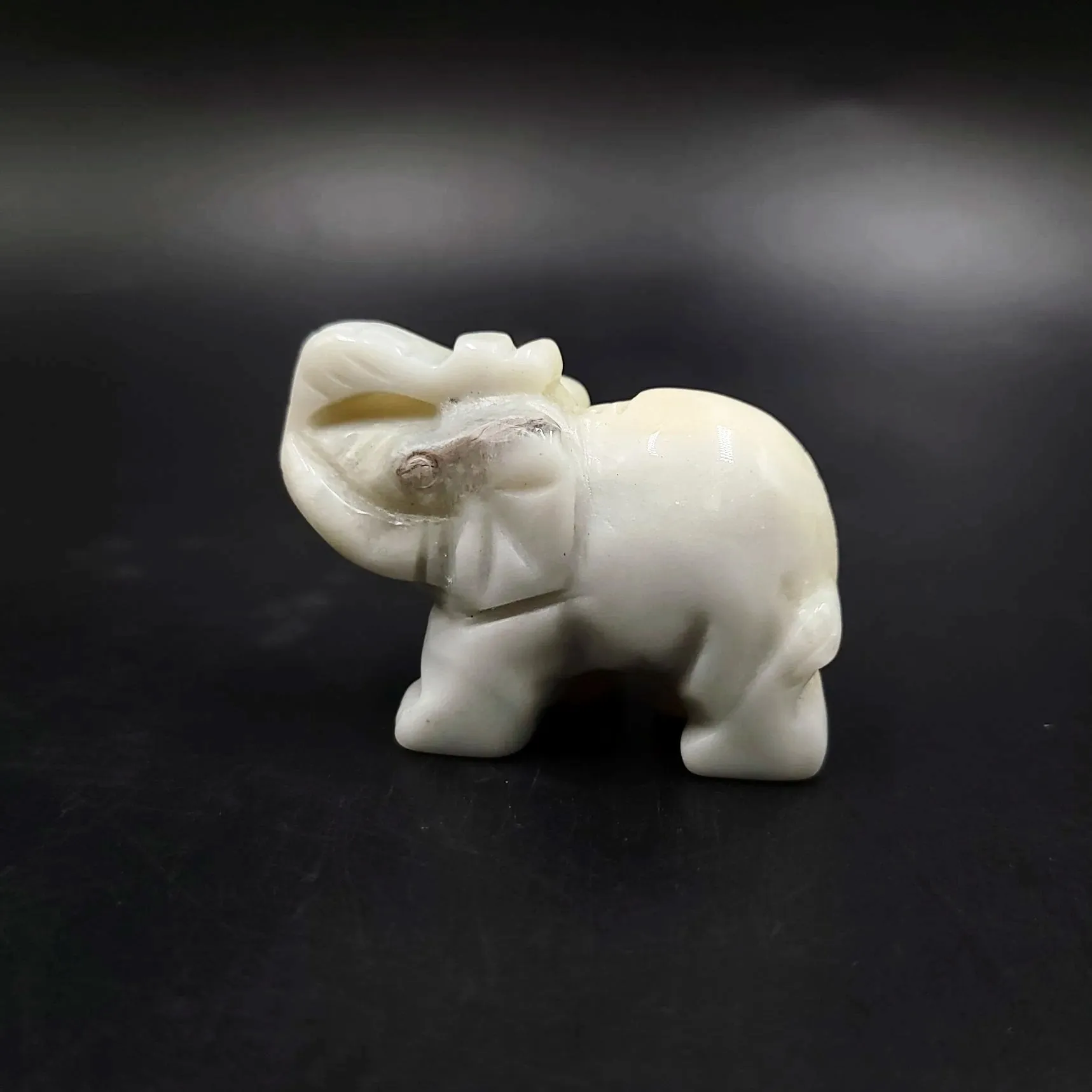 Amazonite Elephant Figurine 2" 50mm