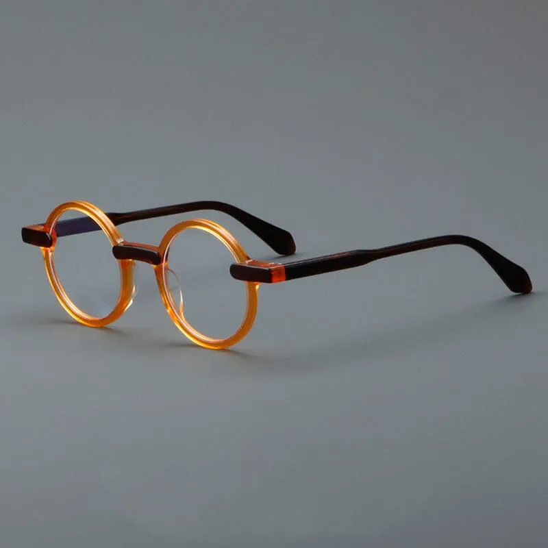 Arlo Retro Round Acetate Eyeglasses Frame