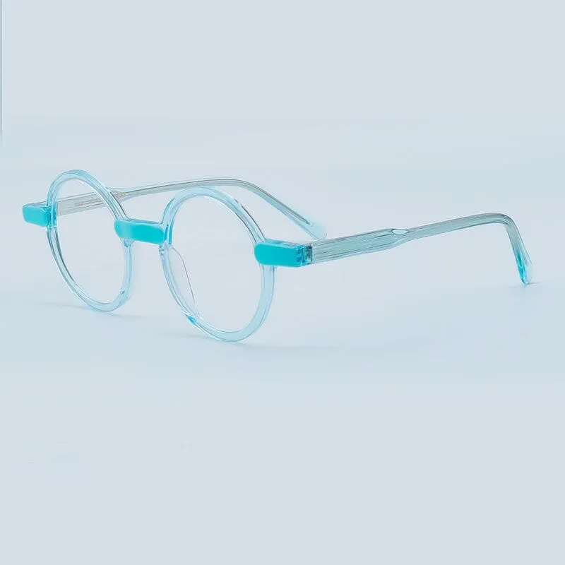 Arlo Retro Round Acetate Eyeglasses Frame