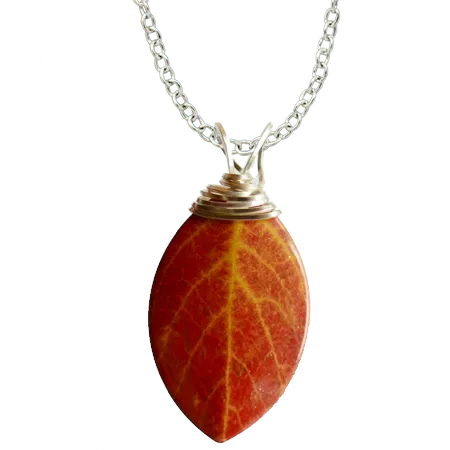Autumn Leaf Necklace, Item# 4077X