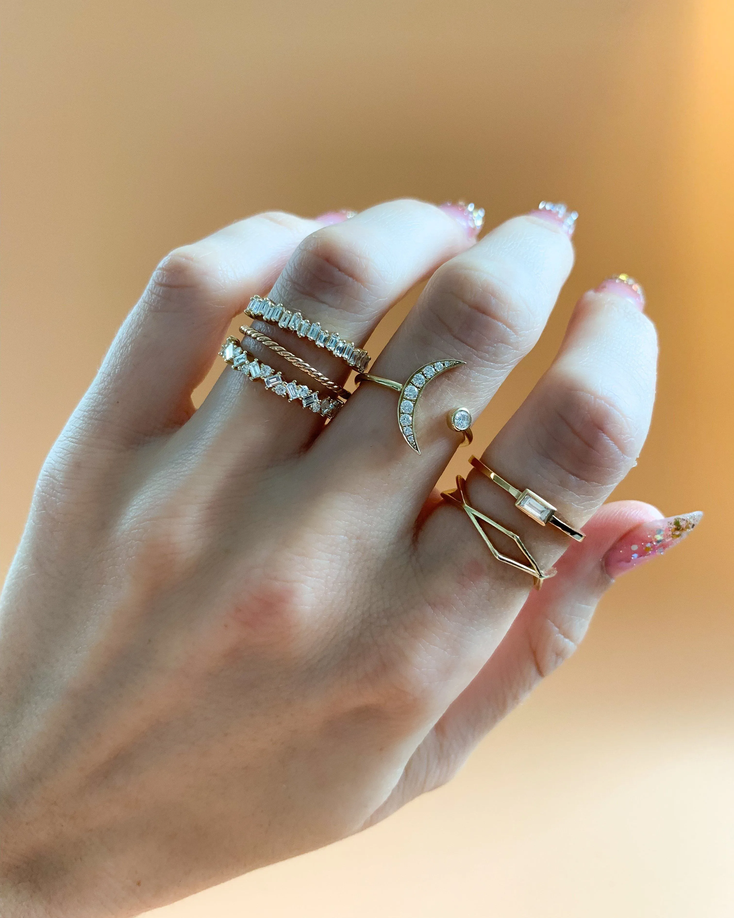 Baguette Bezel Stacker