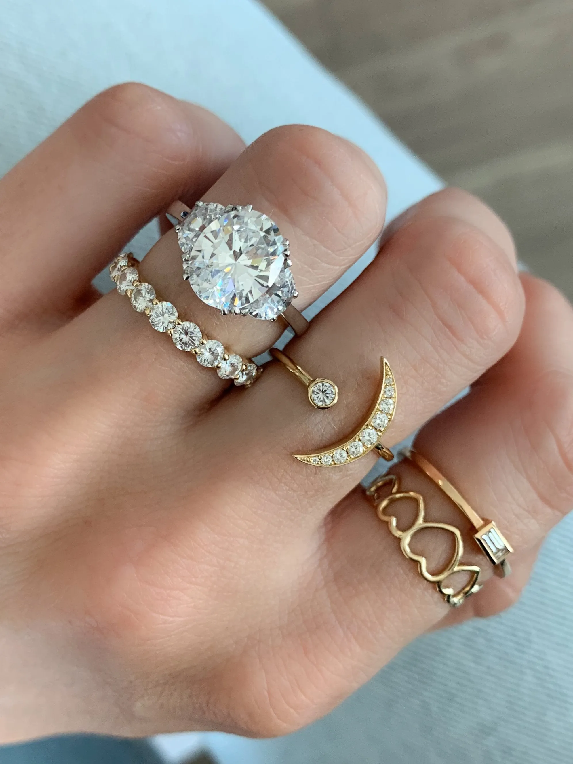 Baguette Bezel Stacker