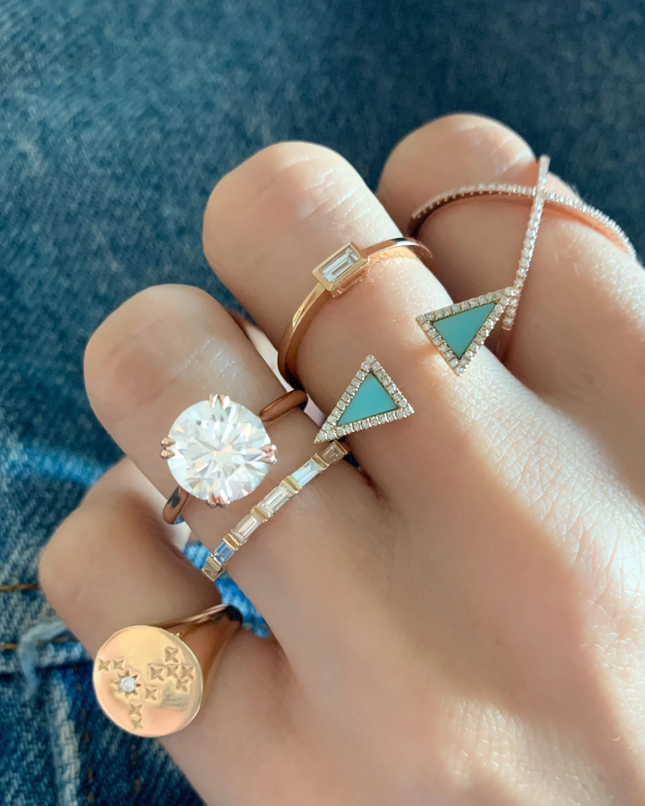 Baguette Bezel Stacker