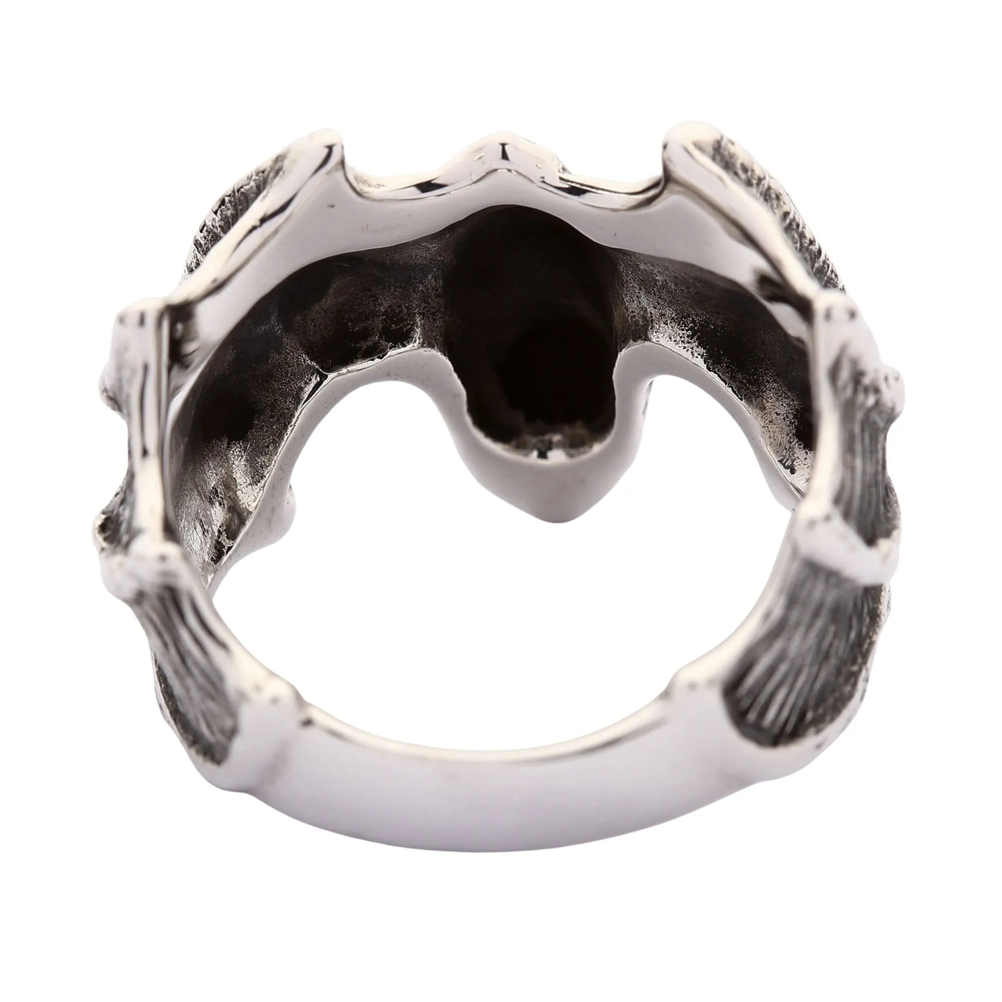 Bat Sterling Silver Ring