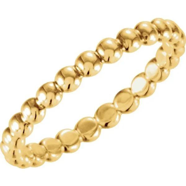 Beaded Eternity Band