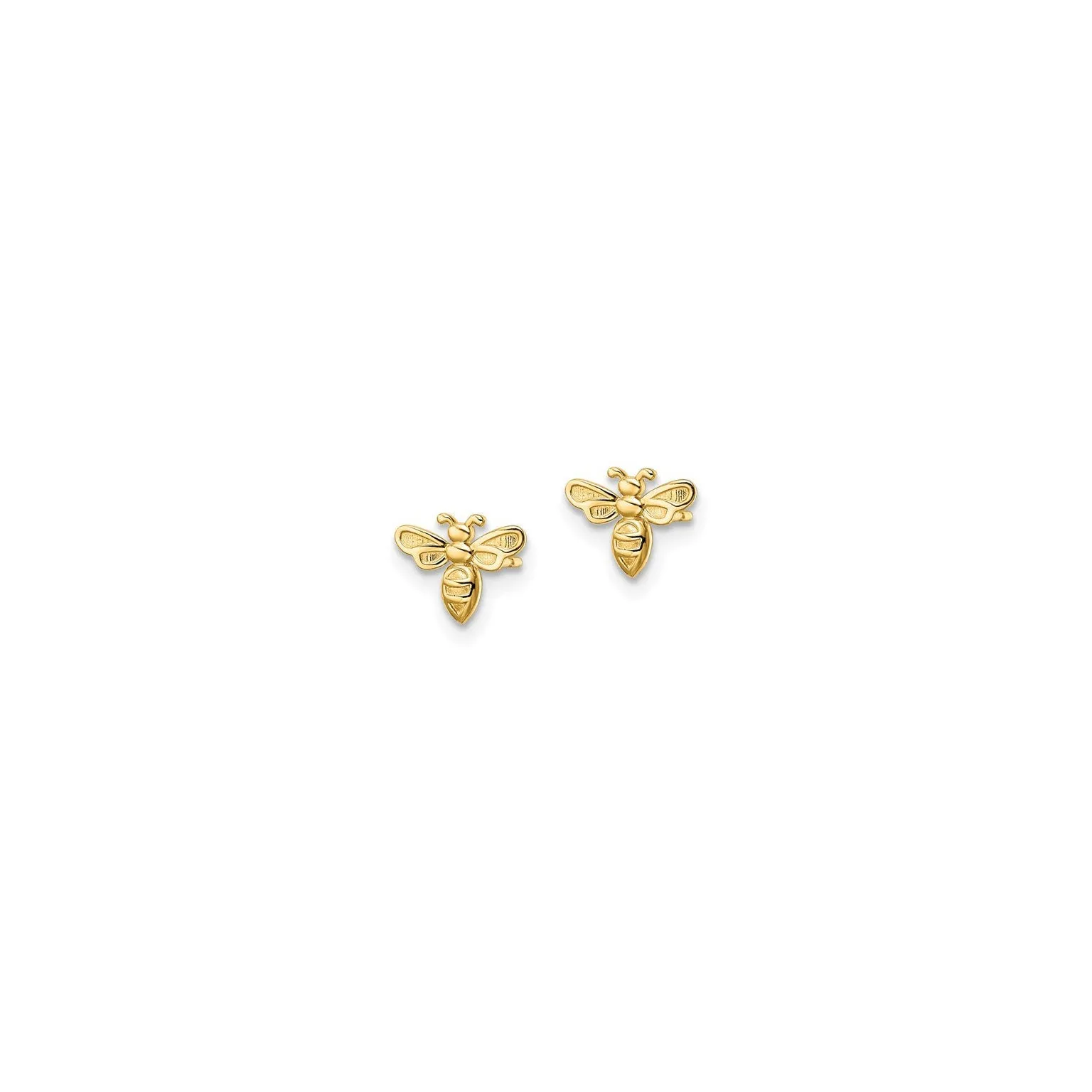 Bee Stud Earrings (14K)