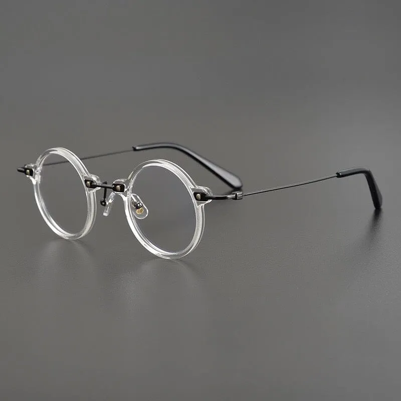 Ben Retro Round Acetate Optical Glasses Frame