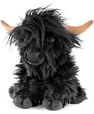 Black Highland Cow with Sound
