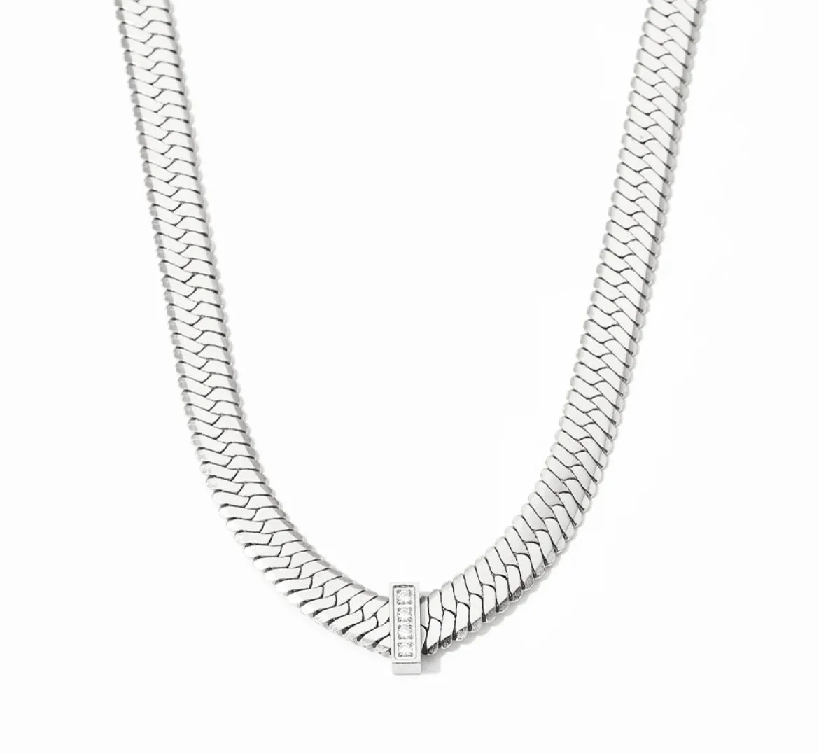 Boho & Mala Chain Stainless Steel Pendant Necklace