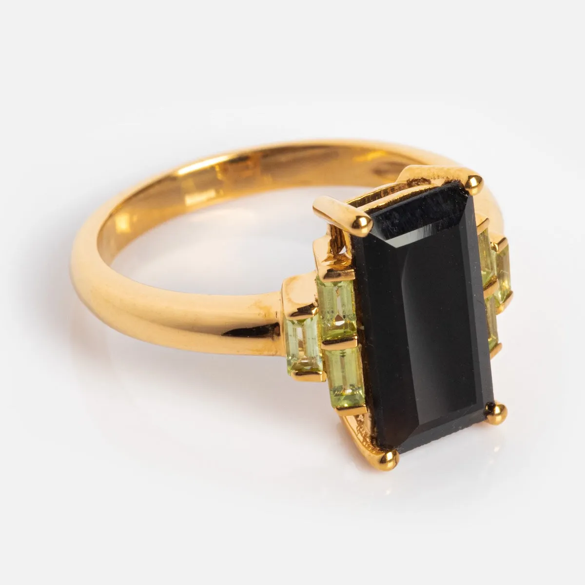 Bold Baguette Statement Ring