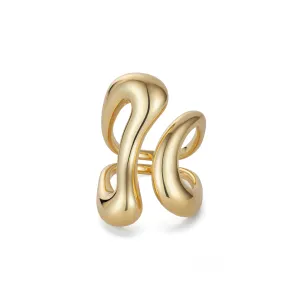 Bold Stream Open Ring