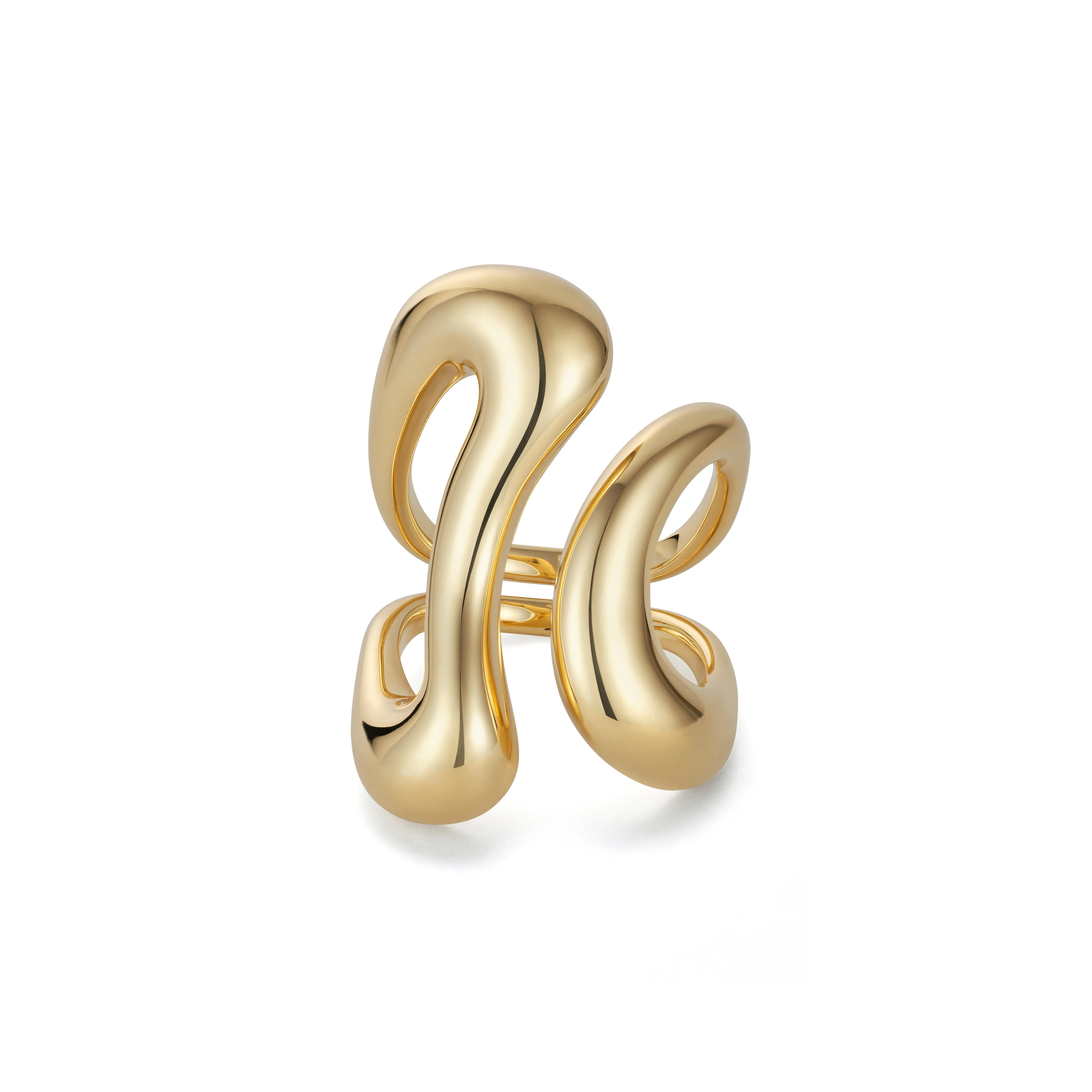 Bold Stream Open Ring