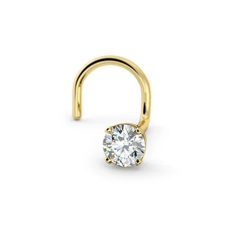 Bold VVS Diamond Nose Stud