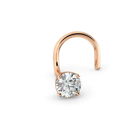 Bold VVS Diamond Nose Stud