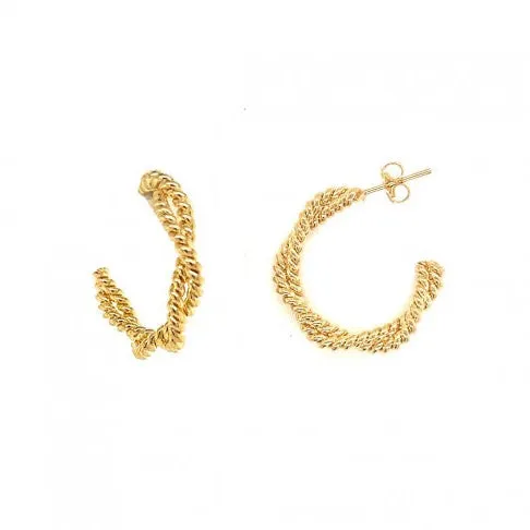 Braided Wrap Hoops