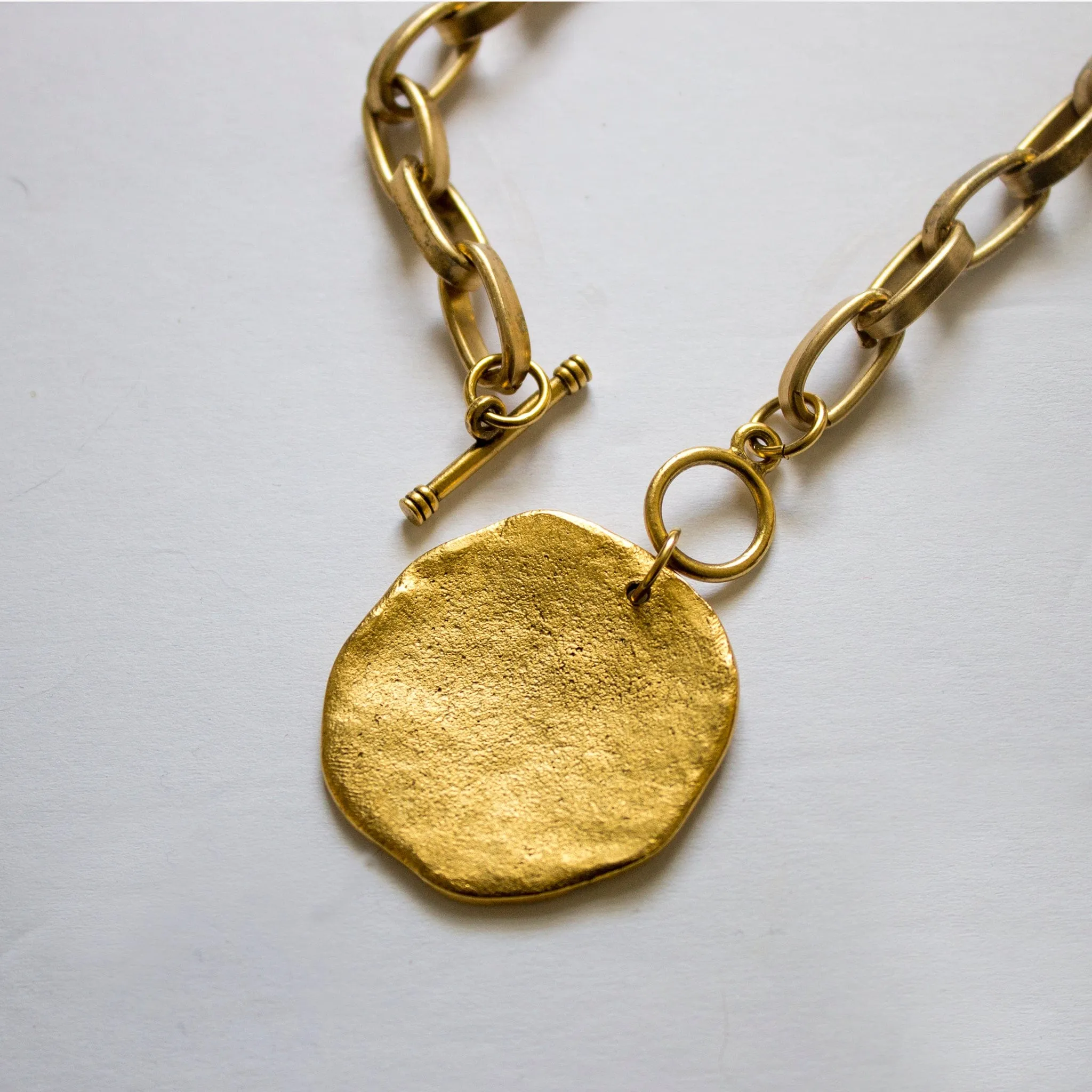 Brass Wrap Link bracelet