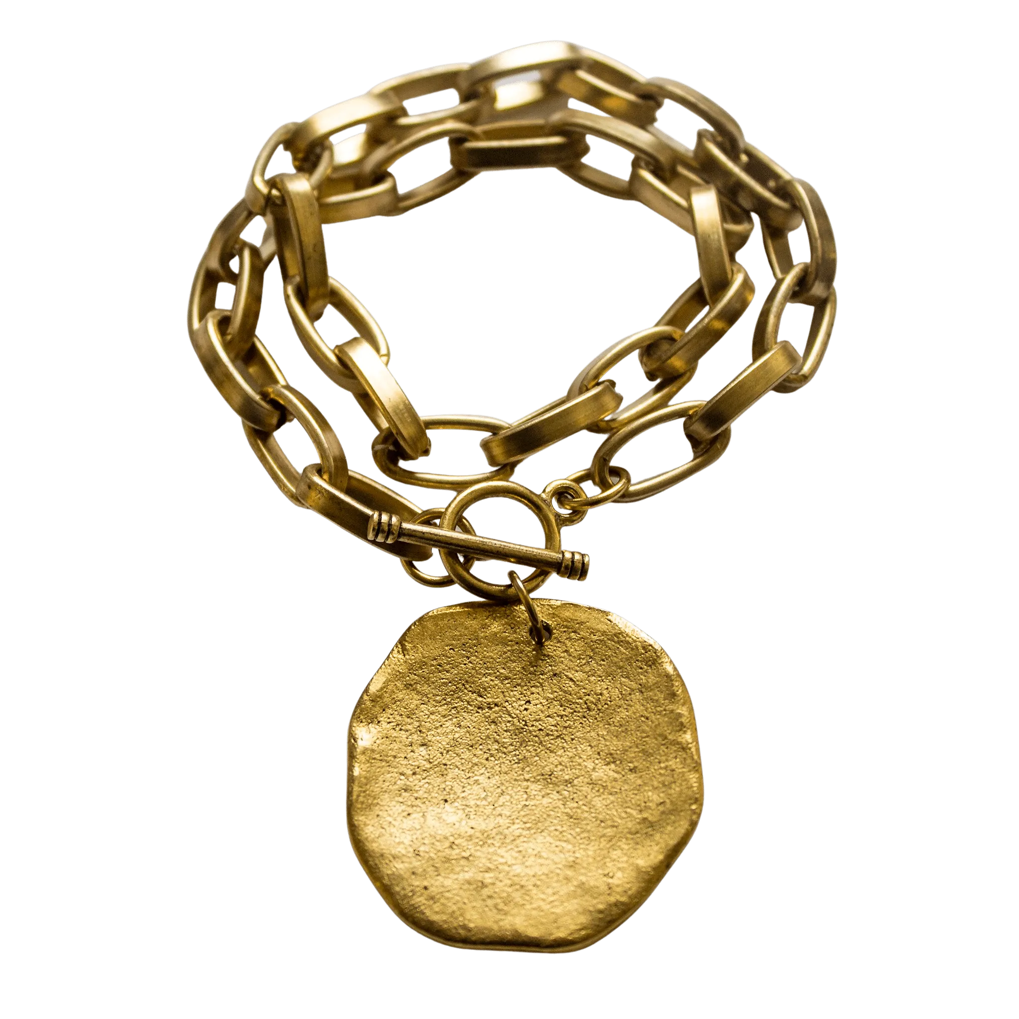 Brass Wrap Link bracelet