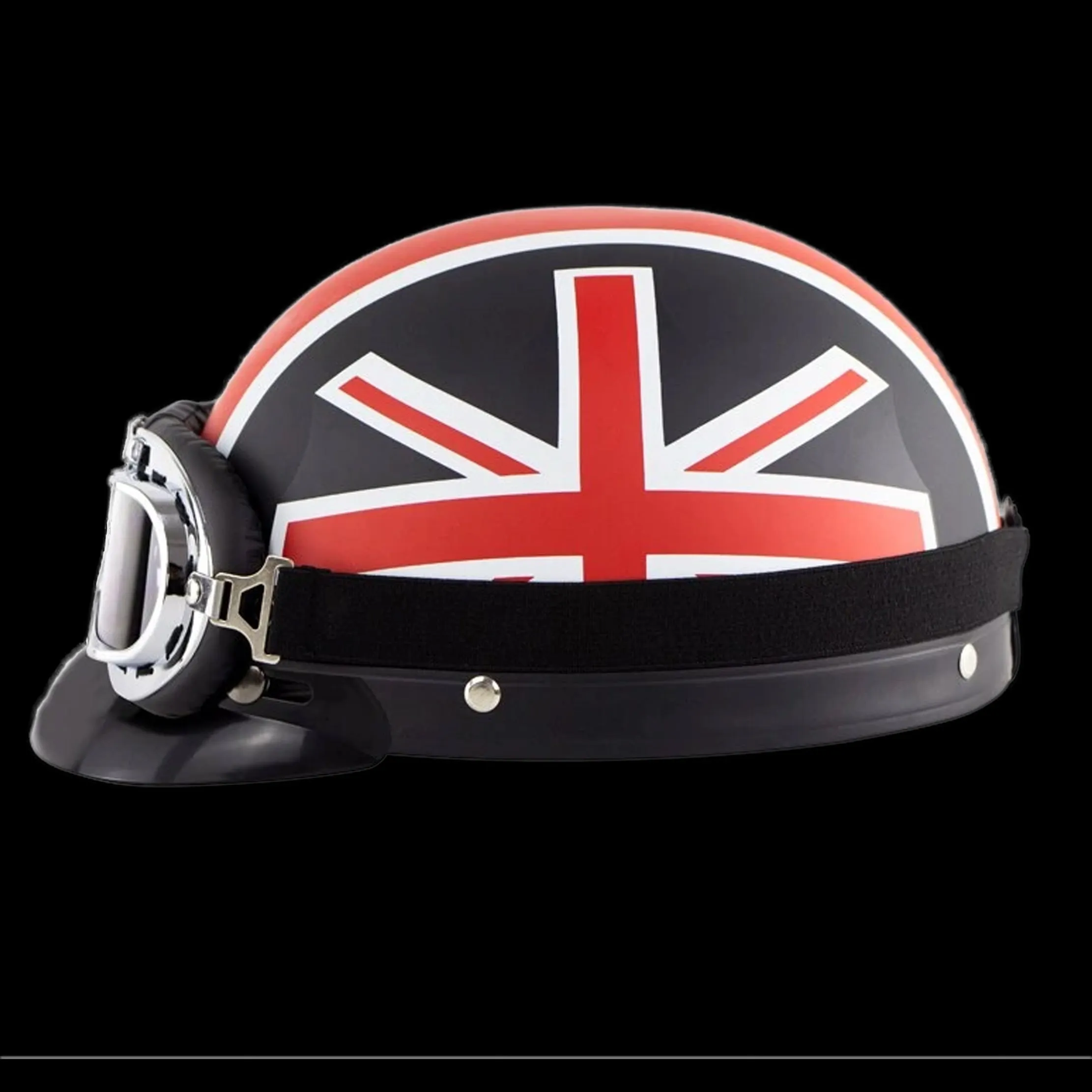 British Invasion DOT Half Helmet