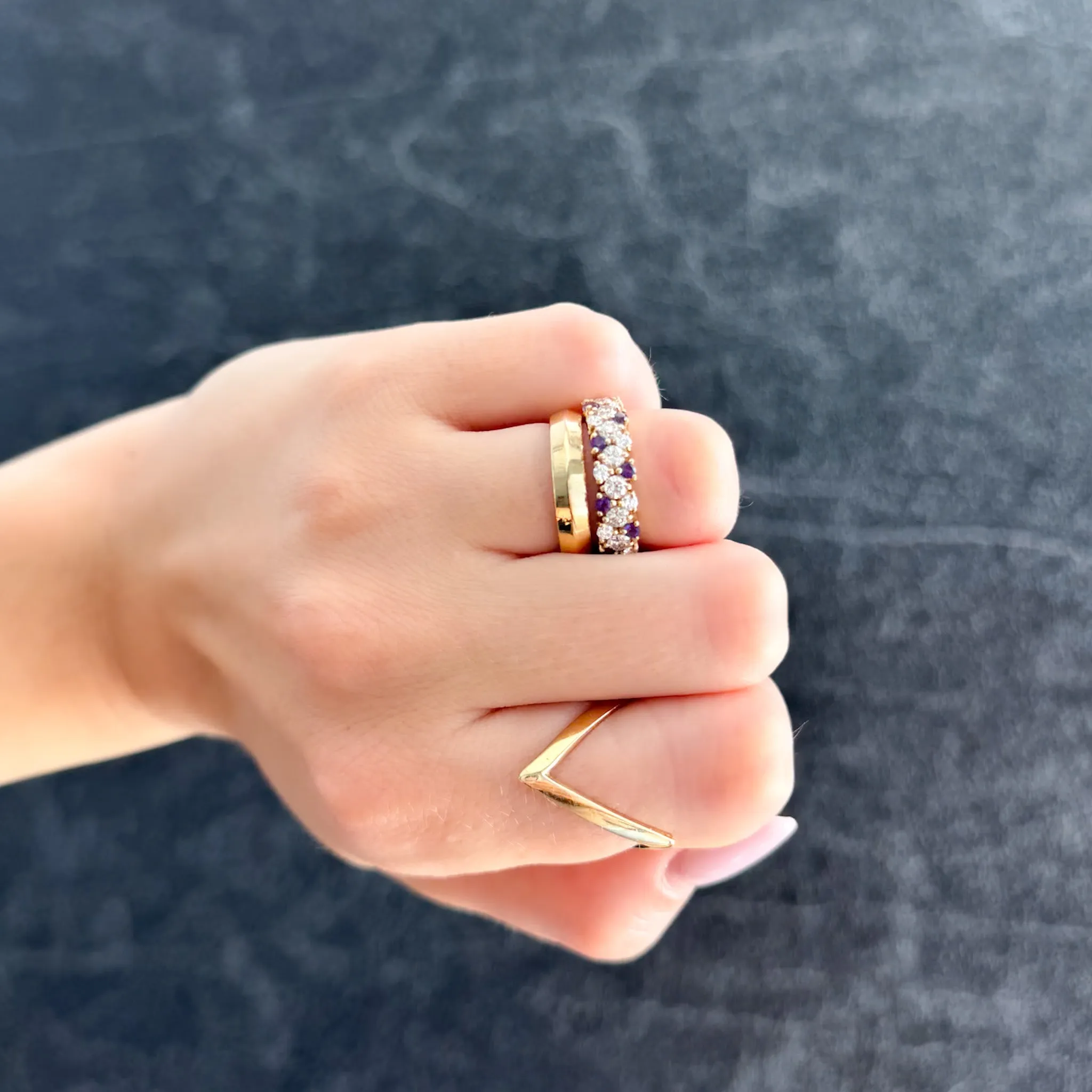 Butter Knife Edge Ring (4mm)