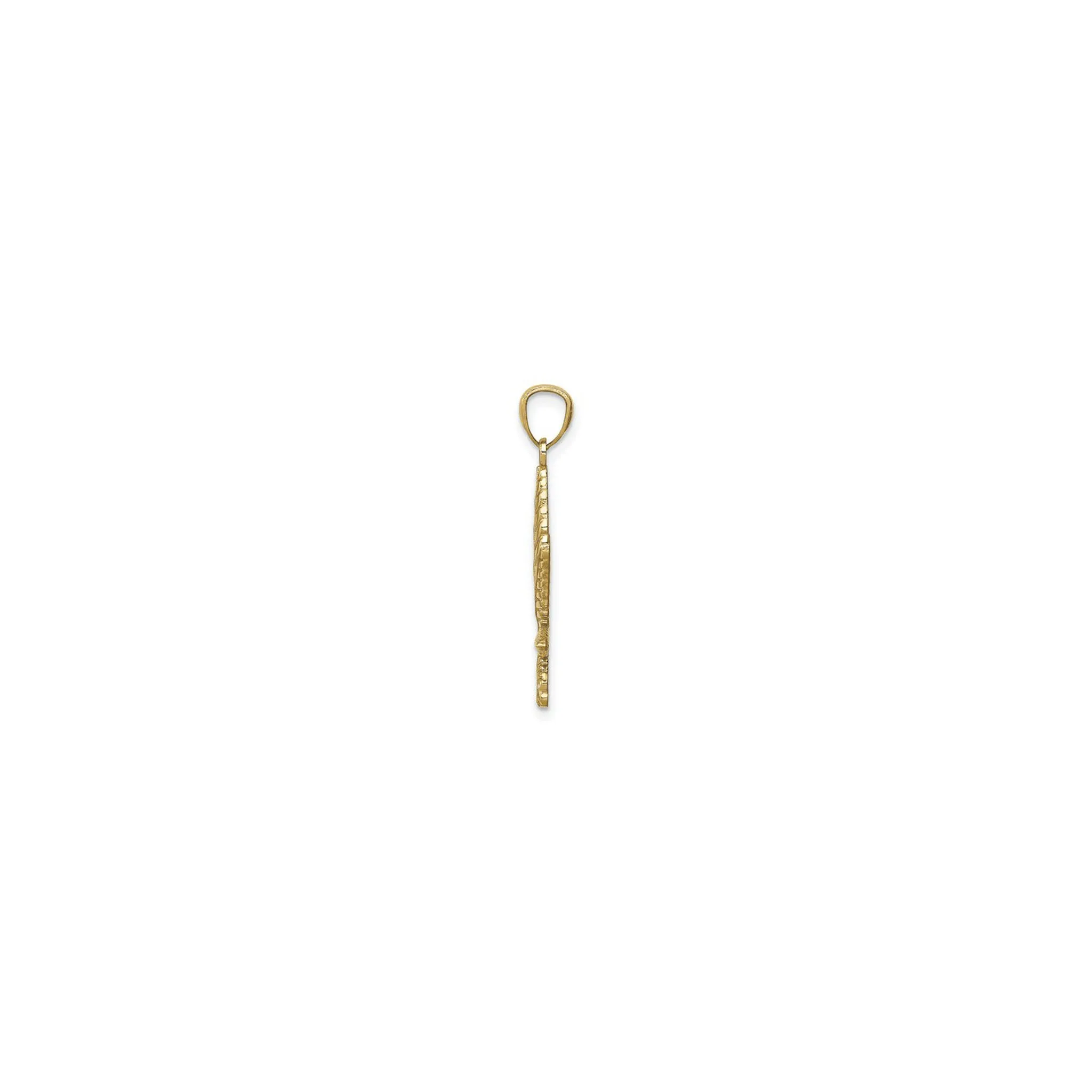 Cannabis Leaf Pendant (14K)