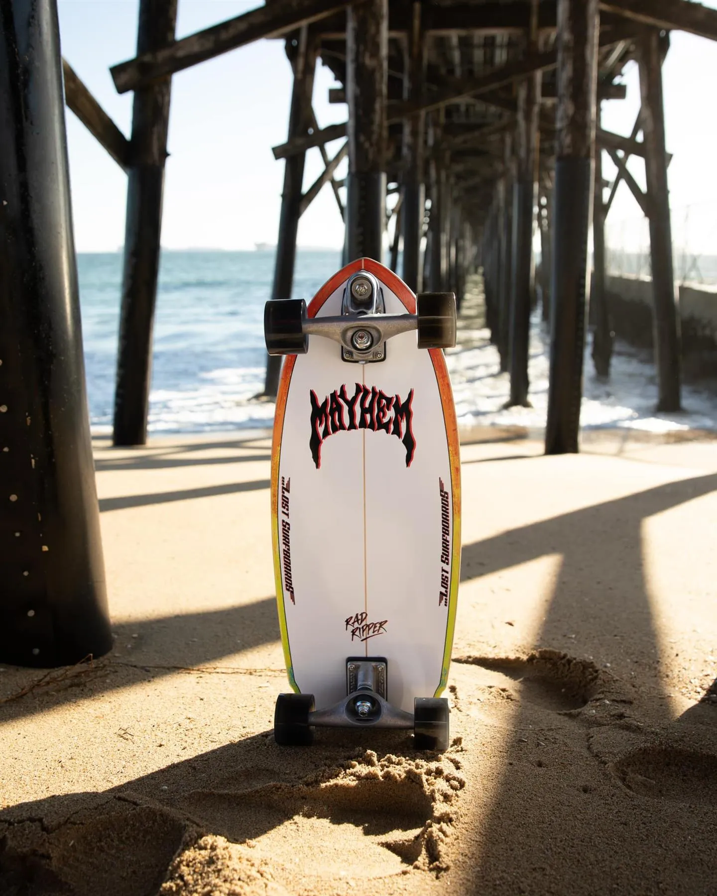 Carver ...Lost Rad Ripper Surfskate Cruiser Skateboard CX - 10.5" x 31"