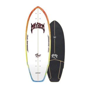 Carver ...Lost Rad Ripper Surfskate Cruiser Skateboard Deck - 10.5" x 31"