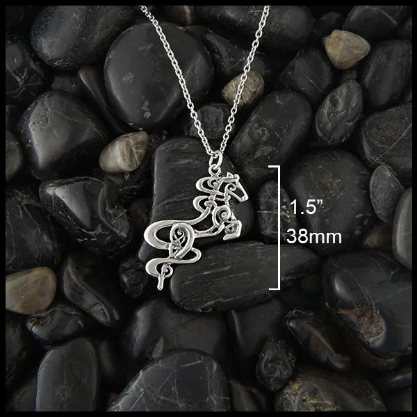 Celtic Horse Pendant