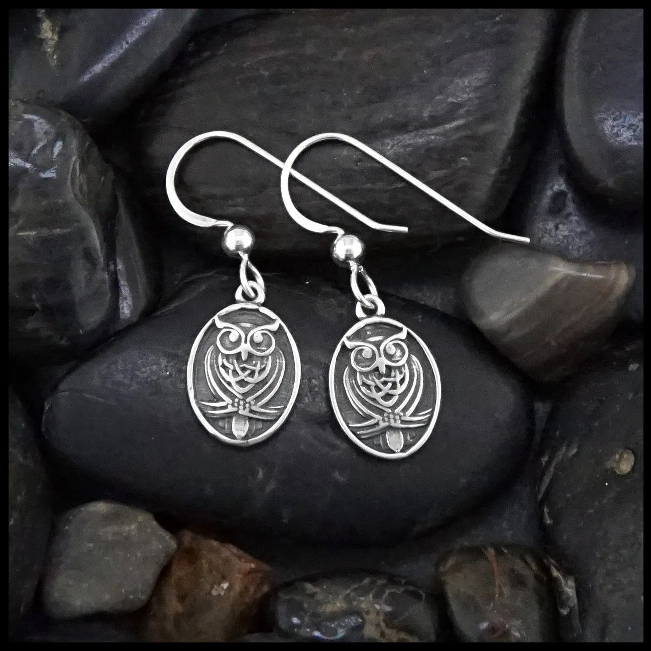 Celtic Owl Earrings