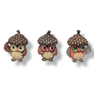 Charm Acorn Owl